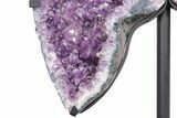 Purple Amethyst Wings on Metal Stand - Large Points #209257-11
